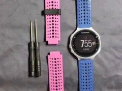 Garmin Forerunner 230J 青/ピンク 交換バンド付き