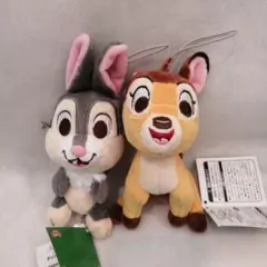 ディズニー100周年 ウサギとバンビのマスコット