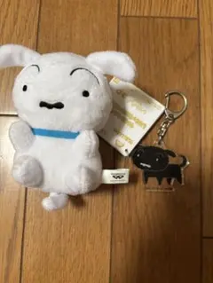 クレヨンしんちゃん シロ ぬいぐるみ クロ キーホルダー