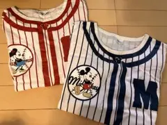 ミッキーミニー長袖2点セット
