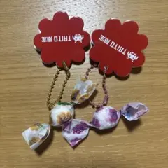 ミルキー ミニチュアキーホルダー タイトー限定 2個セット ペコちゃん