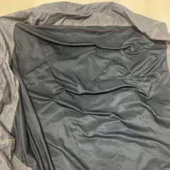 無印良品 デニム ダークブルー 無地 クッションカバー