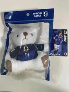 プレーヤーズベアキーホルダー2024(SAMURAI BLUE) 伊藤純也