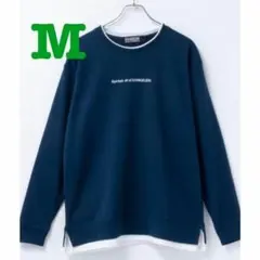 新品　エヴァンゲリオンプリント クルー長袖Tシャツ　ブルー　M カオルくん