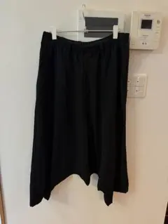 ヨウジヤマモトプールオム 16SS シワ加工サルエルパンツ BLK/2 ヨウジヤマモトプールオム 16SS シワ加工サルエルパンツ BLK/2