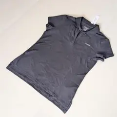 Calvin Klein ポロシャツ S ブラック シンプル 襟 ワンポイント