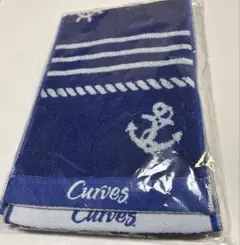新品未開封⭐️Curves ストライプ アンカー タオル　マフラータオル