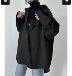 Doux. エンボスシャツ　ブラック