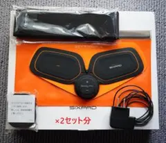 【値下げ】シックスパッド ツインボディ2セット+ジェル10個【ジェル未使用品】