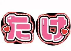 たけ うちわ文字 ファンサ SHOW-WA 向山毅 たけちゃん コンサート 二連