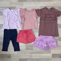 女の子　半袖　Tシャツ　ワンピース　レギンス　110 120