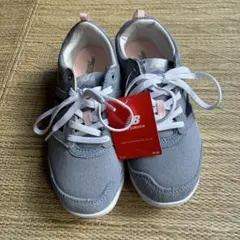 New Balance グレー ピンク スニーカー