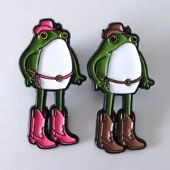 カエルのピンバッジセット