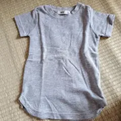 MPS グレー ヘンリーネック Tシャツ 100