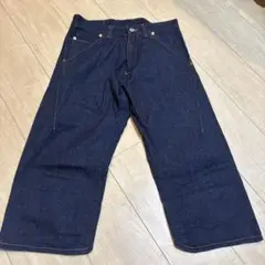 PPFM 七分丈デニムパンツ ダークブルー　Mサイズ