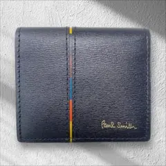 Paul Smith ポールスミス コインケース インセットストライプ ブラック