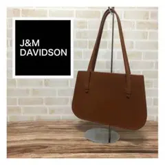 【レア】J&M DAVIDSON レザーハンドバック ブラウン ヴィンテージ