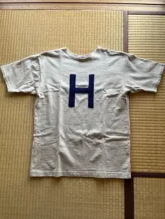 ウエアハウス ヘラーズカフェ　Hフェルト Tシャツ　サイズ40