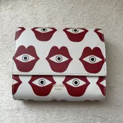 セリーヌ CELINE 三つ折り財布 テレパシーラブ