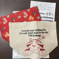 Kellogg コットントートバッグ&保温保冷巾着バッグ セット