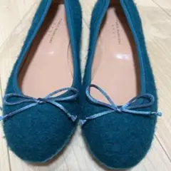 ファビオルスコーニ モコモコ パンプス フラットシューズ バレエシューズ