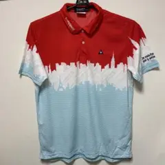 le coq sportif ルコックゴルフ　半袖ポロシャツ メンズL オレンジ