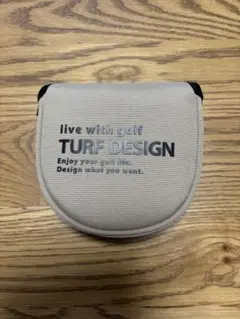 TURF DESIGN パター用ヘッドカバー ベージュ 未使用