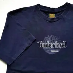 ティンバーランド　Tシャツ　ネイビー　紺　Timberland　ロゴ　オシャレ
