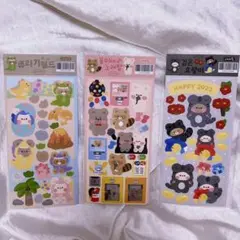 韓国 ステッカー 3枚セット