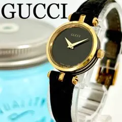 414 GUCCI グッチ時計 レディース腕時計 シェリーライン ブラック 人気