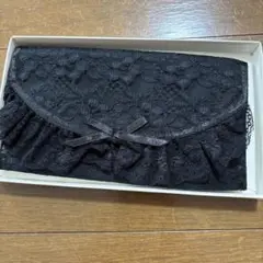 黒レース　ポーチ　セレモニー　新品　冠婚葬祭　ふくさケース