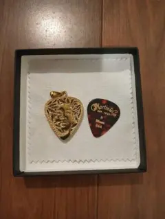 ボブマーリー　bob marley ネックレス　希少　レゲエ　ギター　ピック付き