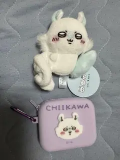 ちいかわ モモンガ ミニシリコンポーチ ぬいぐるみシュシュ