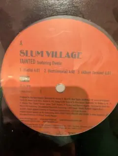 レコード　SLUM VILLAGE TAINTEDfeaturing Dwele
