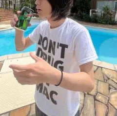 ddim 白Tシャツ DON'T DRUG IN MAC 正規品