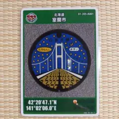 北海道　マンホールカード　室蘭市　013