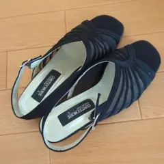 新品未使用　 ブラッ　クサンダル 　L サイズ　黒