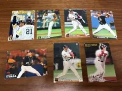 プロ野球チップス　ソフトバンクホークス　トレーディングカード ７枚セット