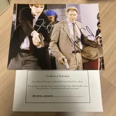 ハリソン・フォードとライアン・ゴズリング直筆サイン入り超大型写真‥ ハリソン・フォードとライアン・ゴズリング直筆サイン入り超大型