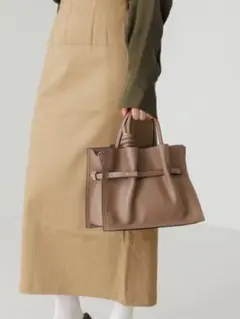 LOWELLThings 2WAYギャザーオープントートBAG mini