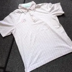 CUTTER & BUCK チェック柄　ポロシャツ