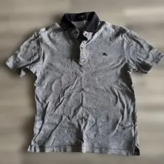 BURBERRY BLACK LABEL ポロシャツ　２　M　ストライプ