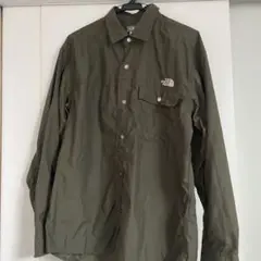 THE NORTH FACE ヌプシシャツ　長袖シャツ オリーブ　Mサイズ