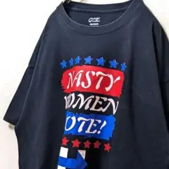 ポート&カンパニー ナスティウーマンVOTE! Tシャツ ブラック黒XL古着