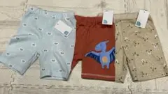 【新品未使用】 半ズボン 3点セット 80