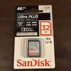 【未開封品】SanDisk Ultra PLUS SDHC 32GB UHS-I
