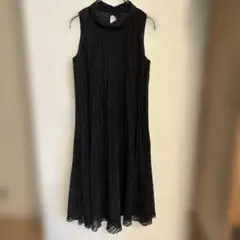 COMME CA ISM コムサイズム ノースリーブワンピース　ブラックM