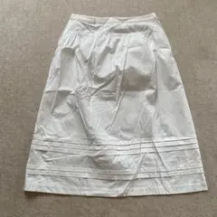 H&M ホワイト フレアスカート Mサイズ