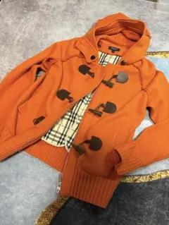 ✨早い者勝ち✨大好評BURBERRY LONDON コート チェック ニット美品