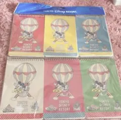 ディズニー 6個入りメモ帳